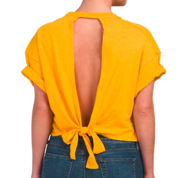 Free People Tops - Free People open back crop top NWT